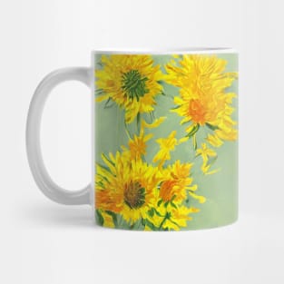 Sunflower Oil Painting Mug